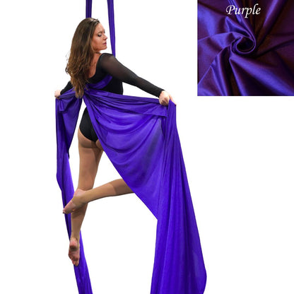 Aerial Fabric With Shine (Low-stretch)