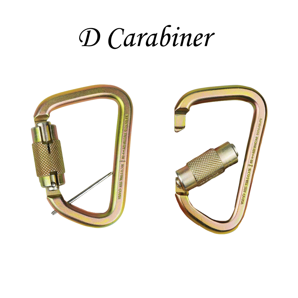 Steel Autolocking Aerial Carabiner